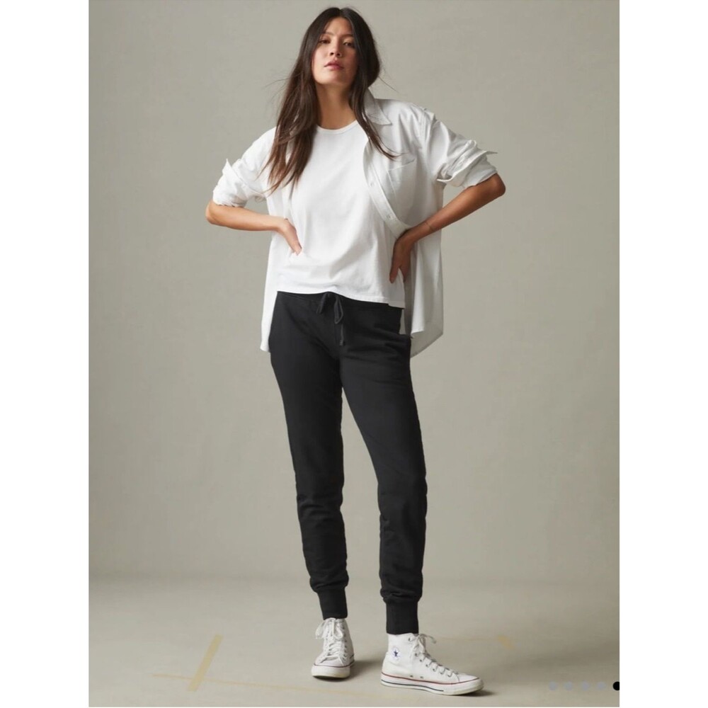 American Giant Women's French Terry Jogger in Black M